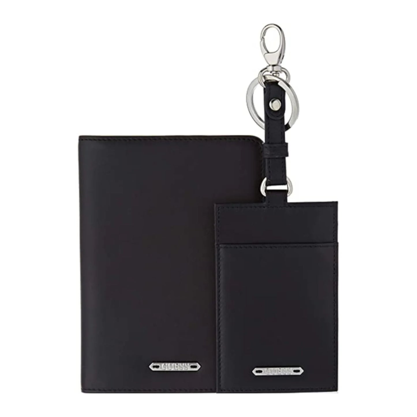 Guess, Tyler, Polyurethane, Textile Bag, Passport & Badge Holder, Beige, Unisex