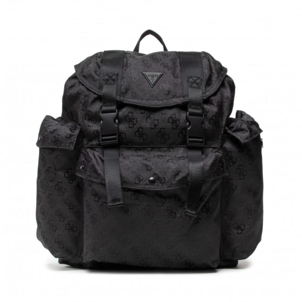 Guess, Vezzola, Nylon, Textile Backpack, Black, HMVEZNP2310, For Women, 29 x 42 x 15 cm