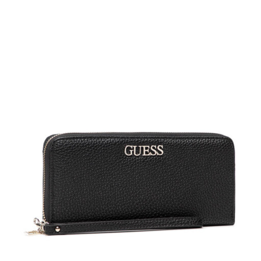 Guess, Vikky, Textile Wallet, Black, For Women