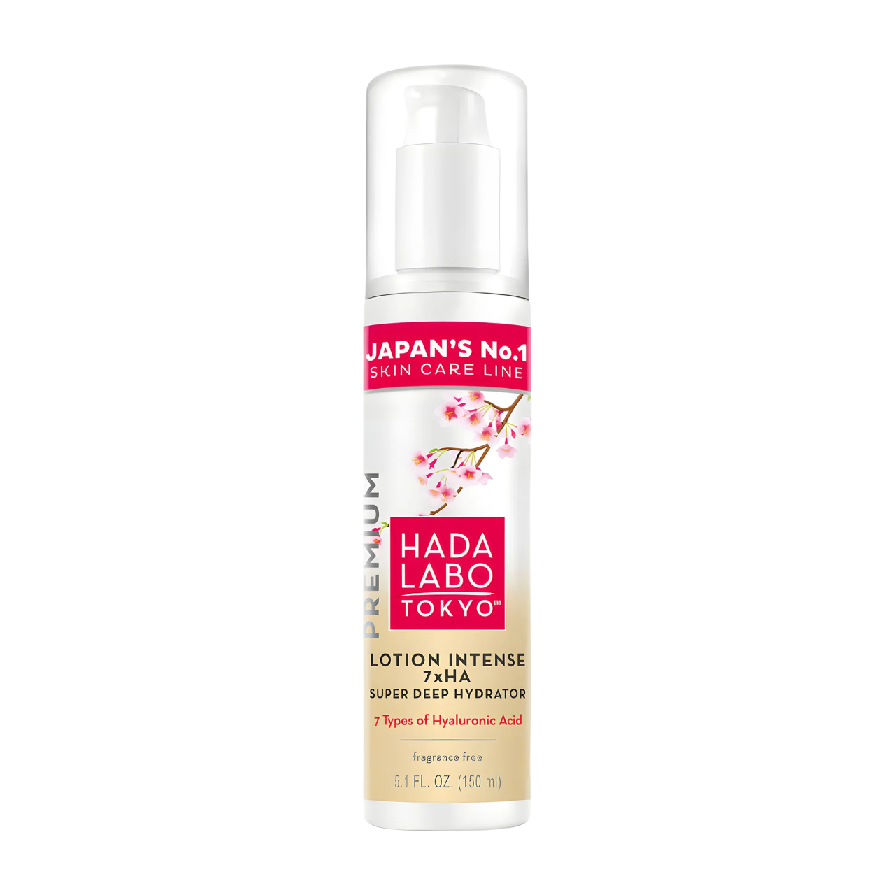 Hada Labo Tokyo, Premium, 7 x Ha, Deep Hydration, Day, Lotion, Face, 150 ml