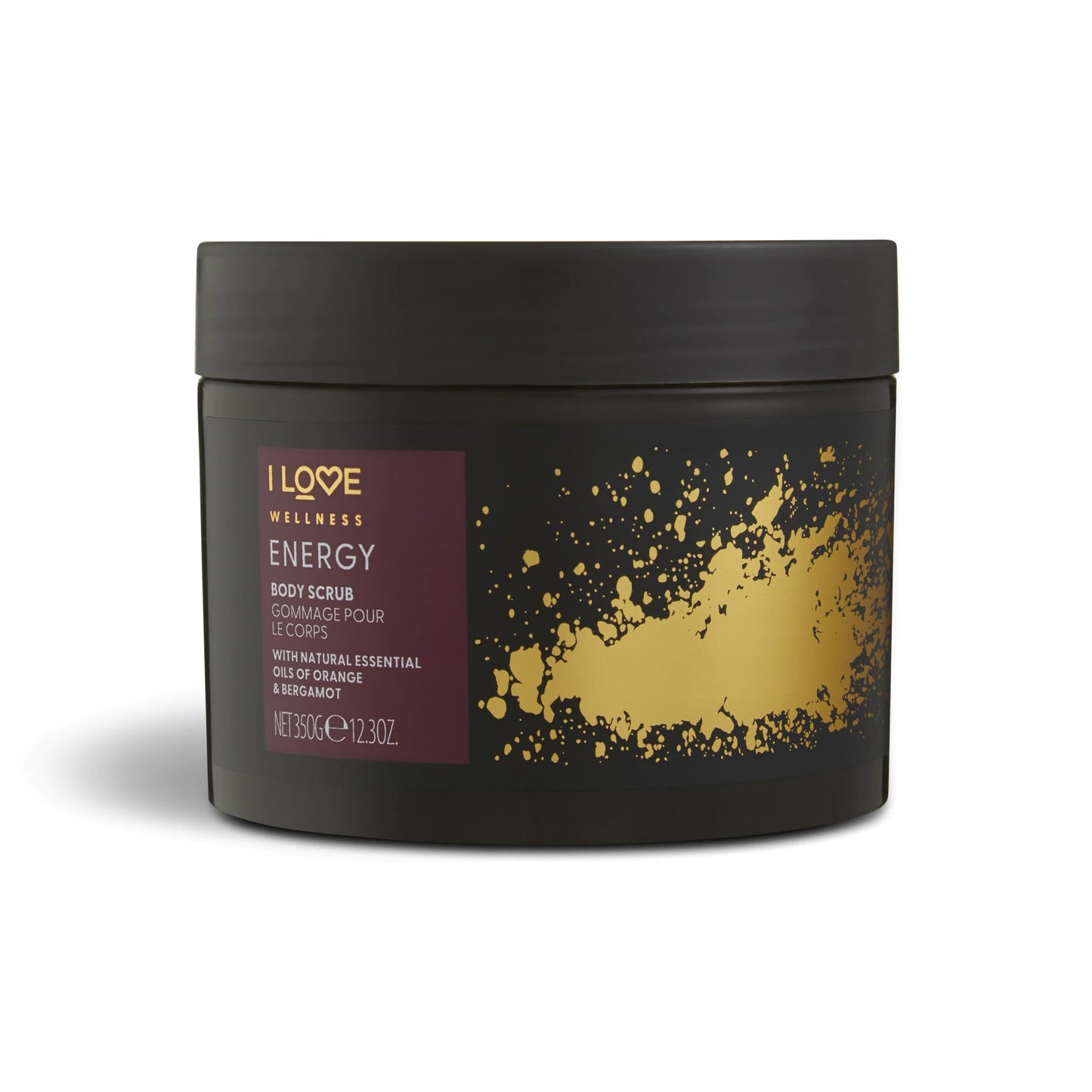 I Love, Wellness Energy, Vegan, Exfoliating, Body Scrub, 350 g
