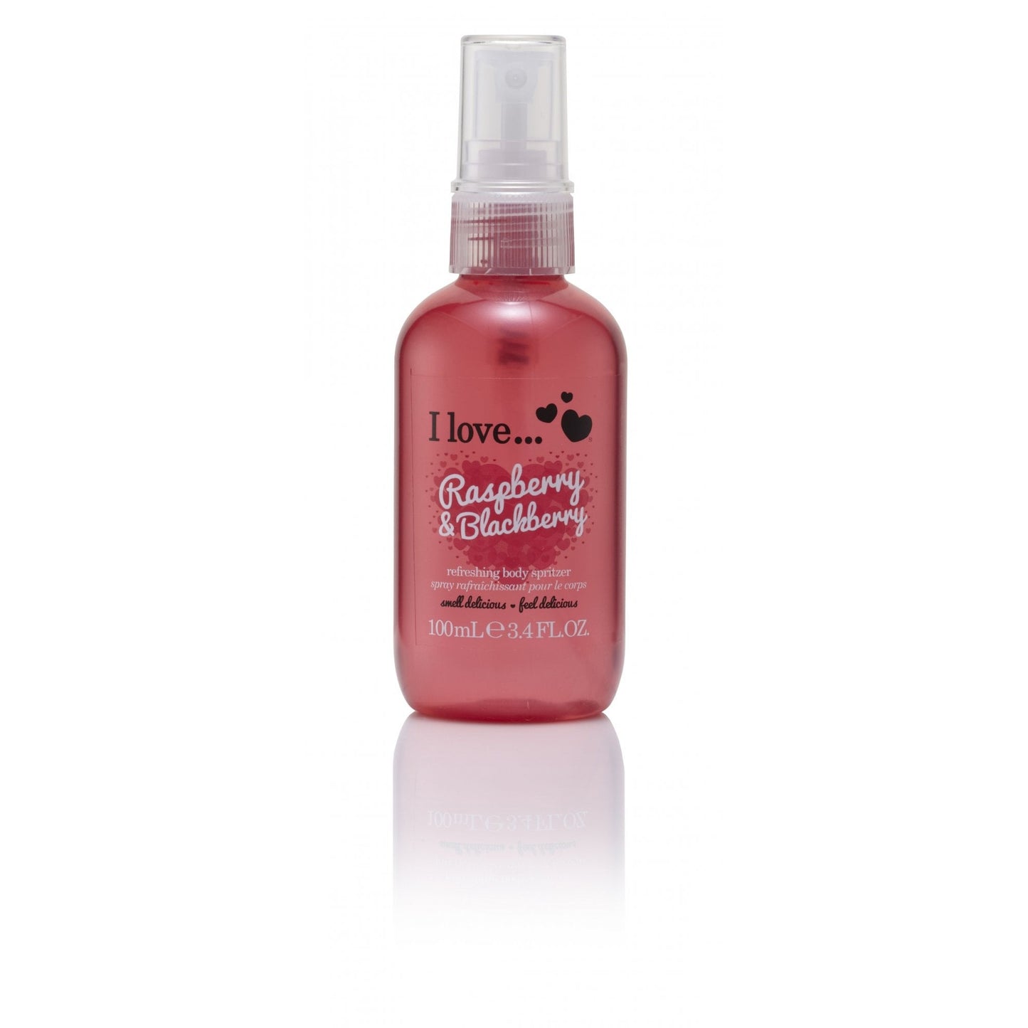 I Love, Raspberry & Blackberry, Scented Spray, For Women, 100 ml