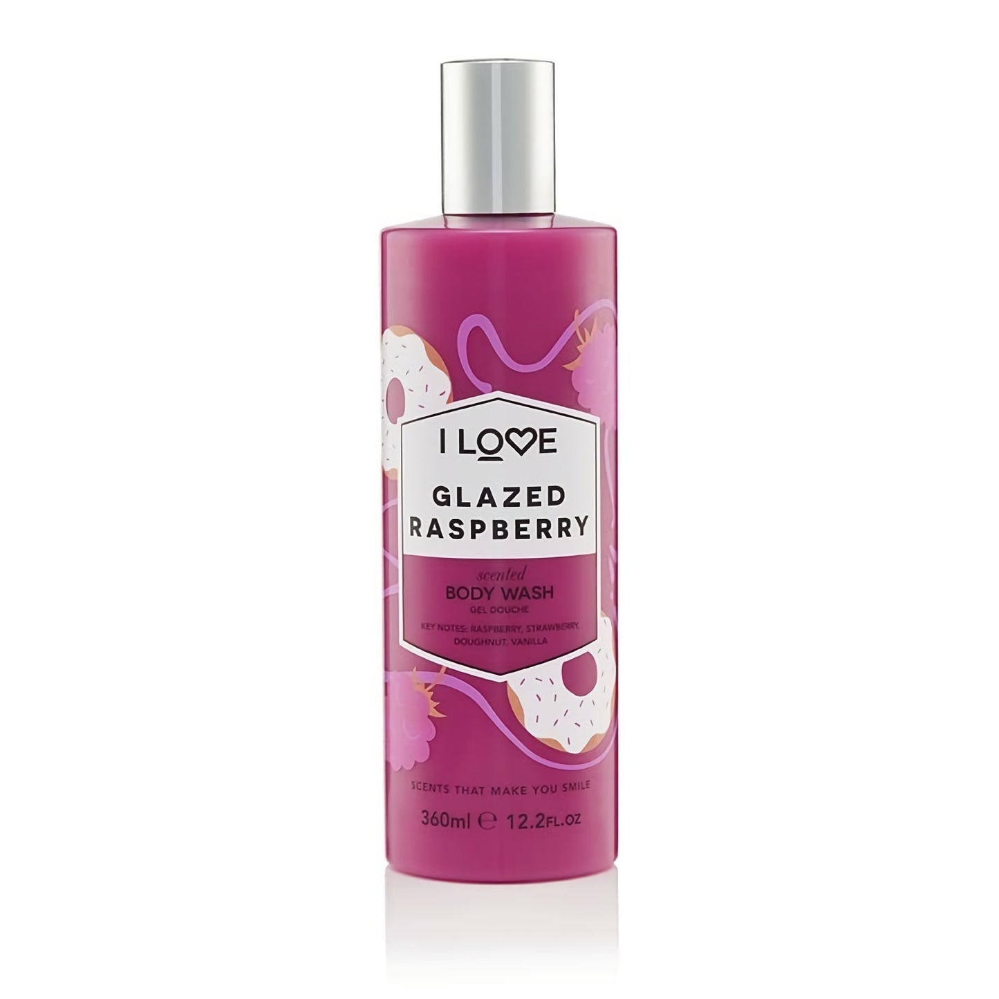 I Love, Signature Collection, Paraben-Free, Cleansing, Glazed Raspberry, Body Wash, 360 ml