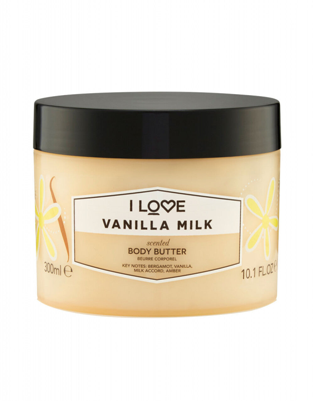 I Love, Signature Collection, Vegan, Hydrating, Vanilla Milk, Body Butter, 330 ml