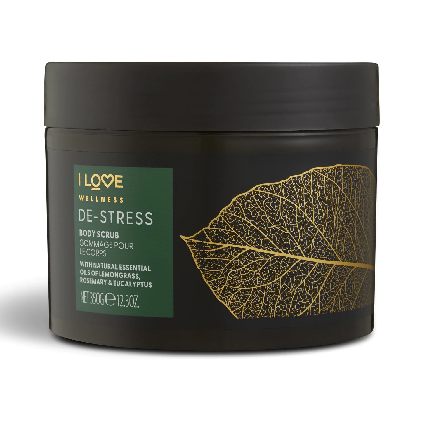 I Love, Wellness De-Stress, Vegan, Exfoliating, Body Scrub, 350 g