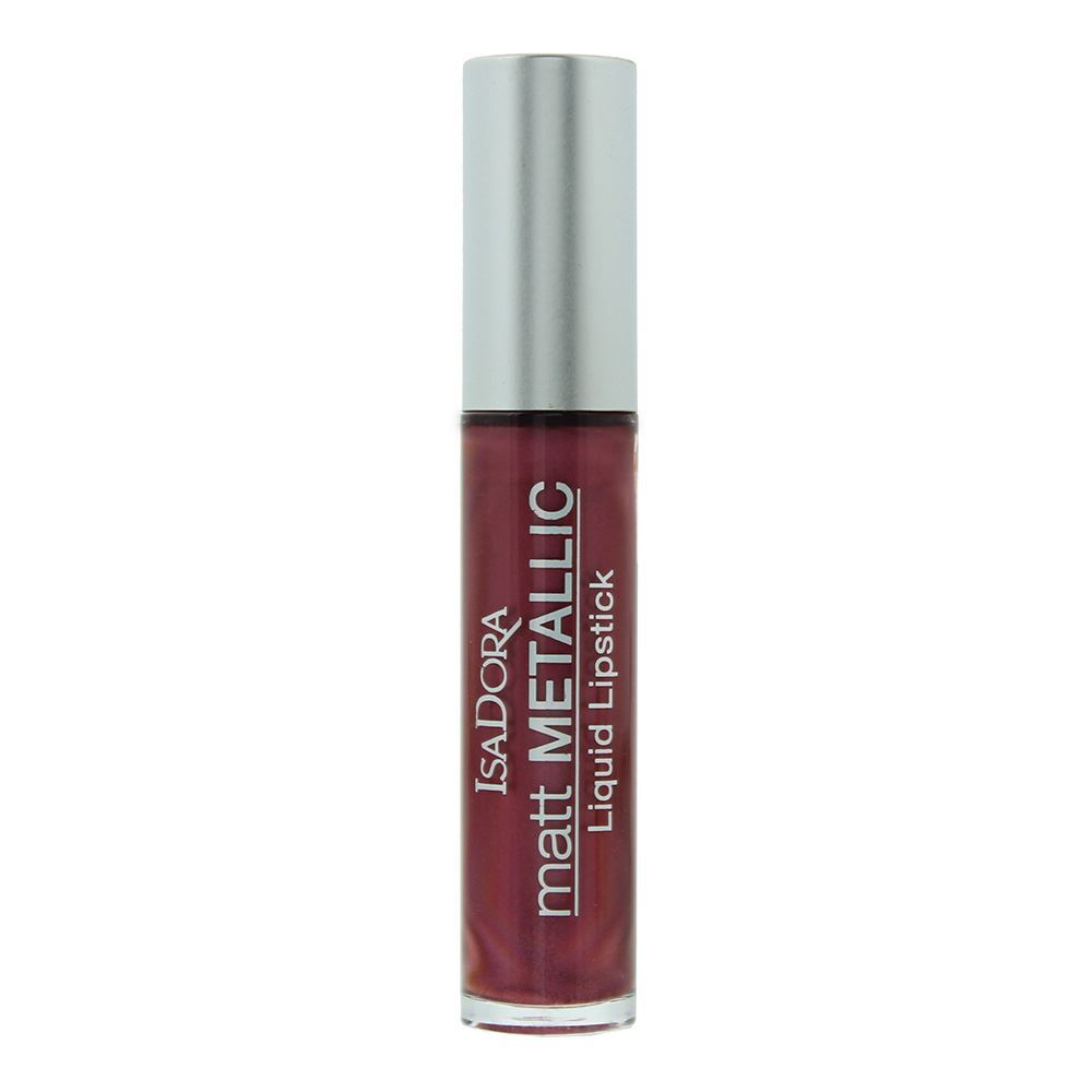 IsaDora, Matt Metallic, Liquid Lipstick, 83, Burgundy Bite, 7 ml
