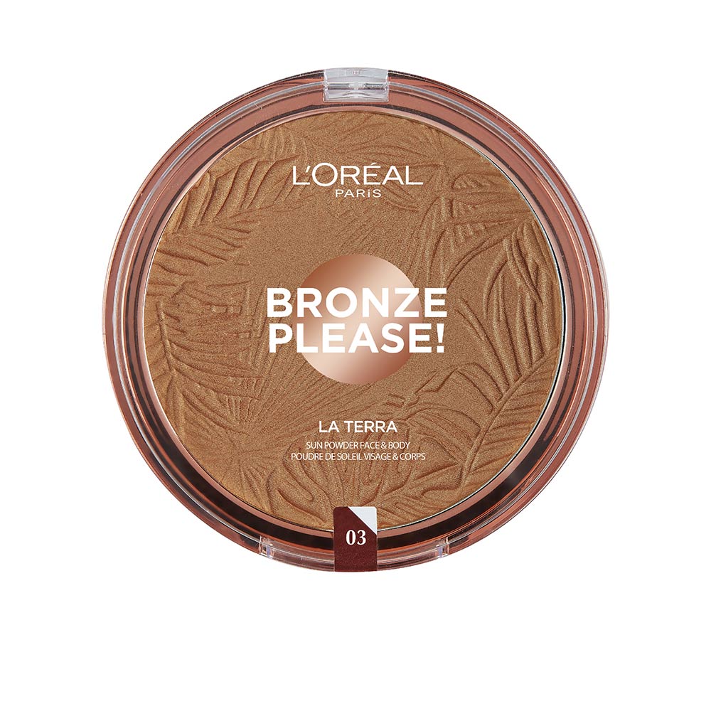 L'Oreal Paris, Bronze Please!, Compact Powder, 03, Medium Caramel, 18 g