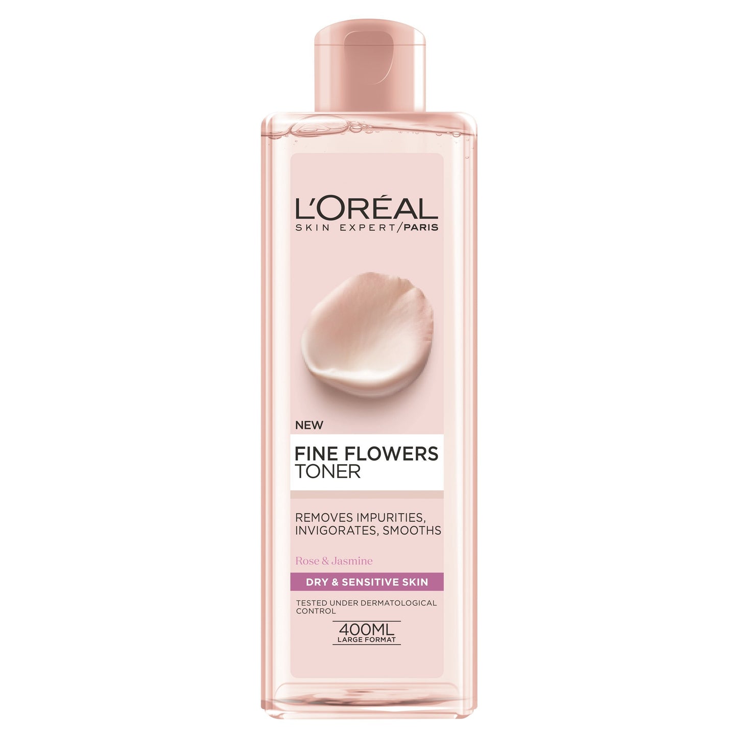 L'Oreal Paris, Fine Flowers, Eliminates Impurities, Cleansing Toner, 400 ml