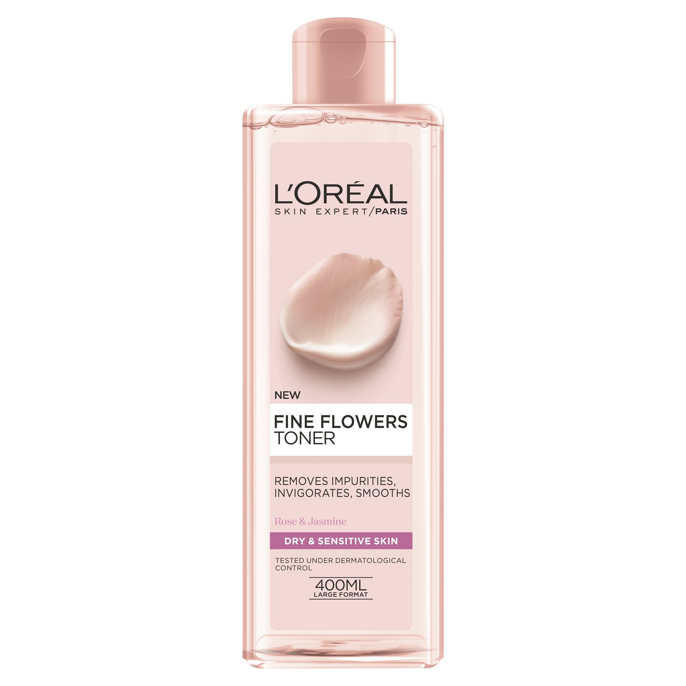L'Oreal Paris, Fine Flowers, Eliminates Impurities, Cleansing Toner, 400 ml