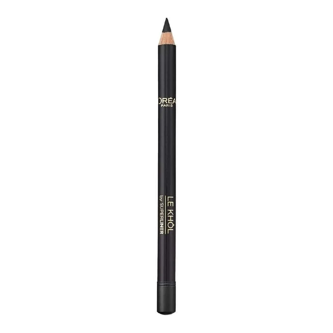L'Oreal Paris, Le Khol By Superliner, Kohl Eyeliner, 101, Midnight Black, 1.2 g