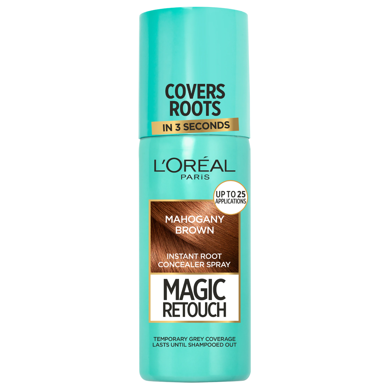 L'Oreal Paris, Magic Retouch, Root Touch-Up Spray, Mahogany Brown, 75 ml