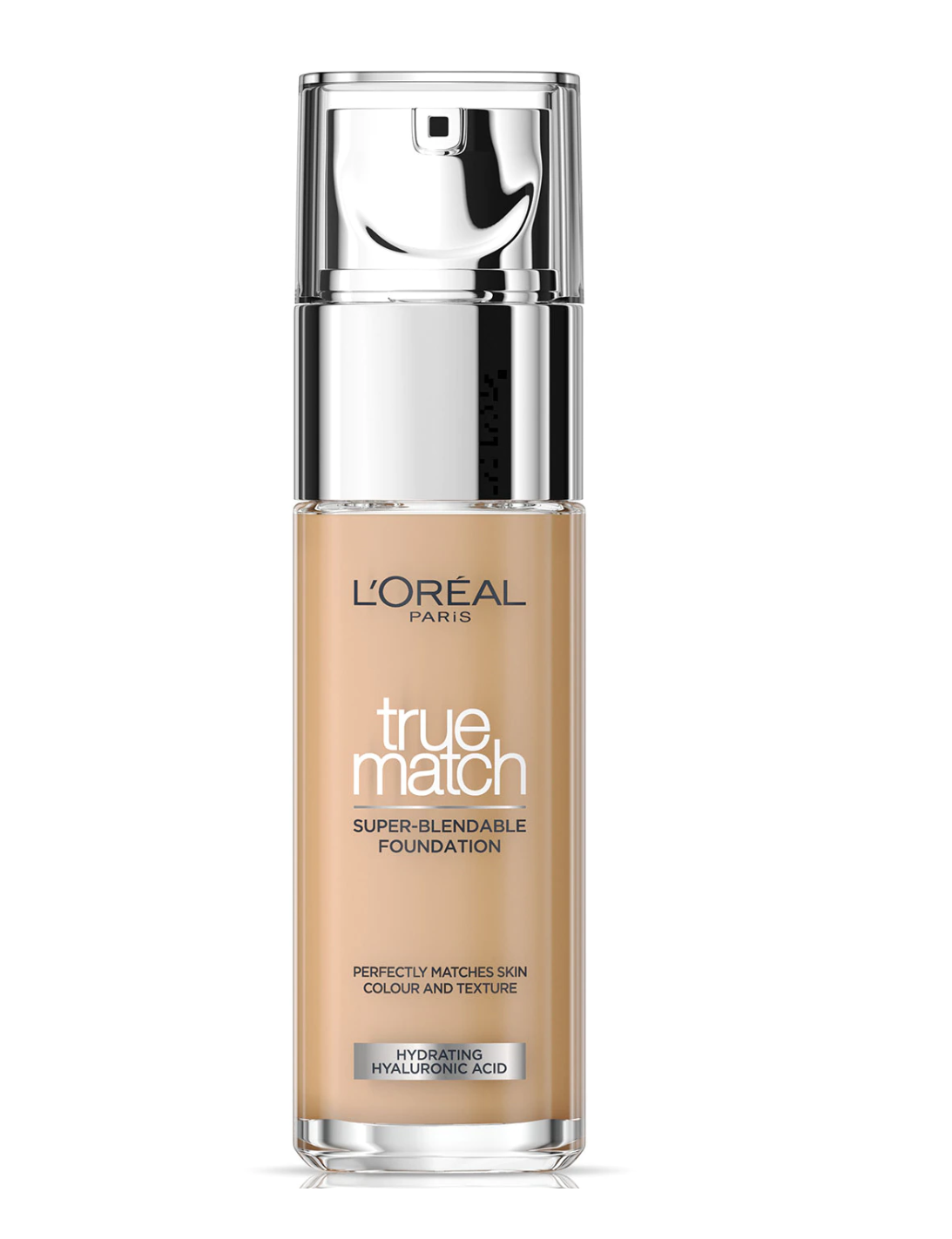 L'Oreal Paris, True Match Super-Blendable, Hyaluronic Acid, Liquid Foundation, 3R3C, Rose Beige, 30 ml