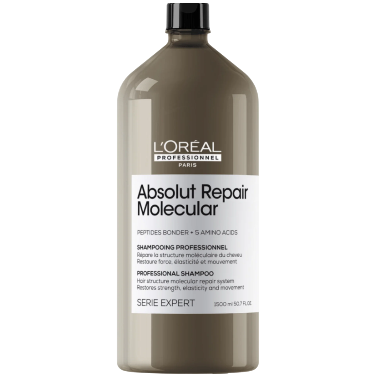 L'Oreal Professionnel, Serie Expert Absolut Repair Molecular, Hair Shampoo, Repairing, 1500 ml