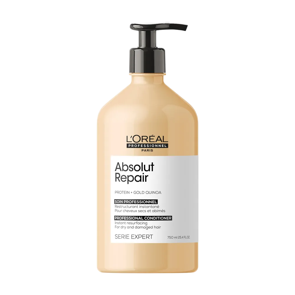 L'Oreal Professionnel, Serie Expert Absolut Repair, Protein + Gold Quinoa, Hair Conditioner, Instant Resurfacing, 750 ml