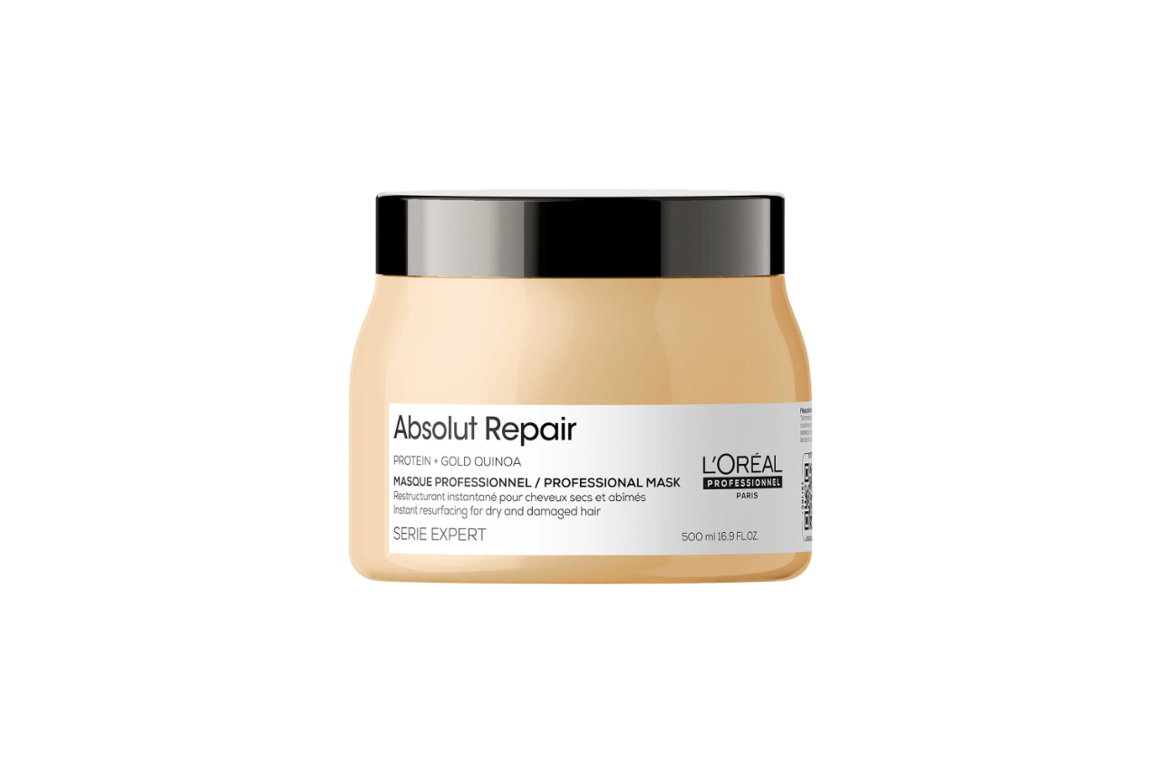 L'Oreal Professionnel, Serie Expert Absolut Repair, Protein + Gold Quinoa, Hair Treatment Cream Mask, Instant Resurfacing, 500 ml