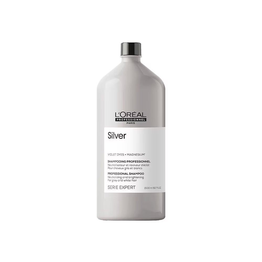 L'Oreal Professionnel, Serie Expert Silver, Hair Shampoo, Neutralizing & Brightening, 1500 ml