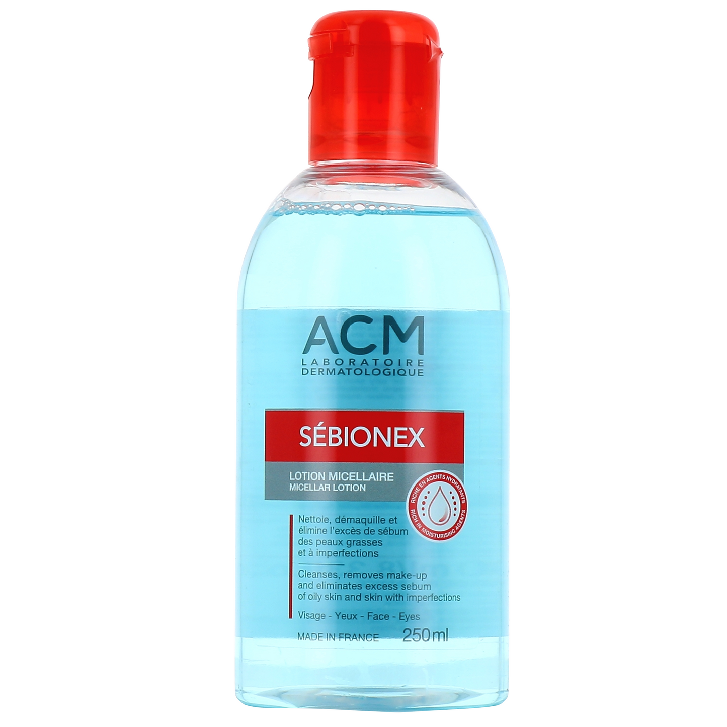 Laboratoire ACM, Sebionex, Eliminates Impurities, Micellar Water, For All Skin Types, 250 ml