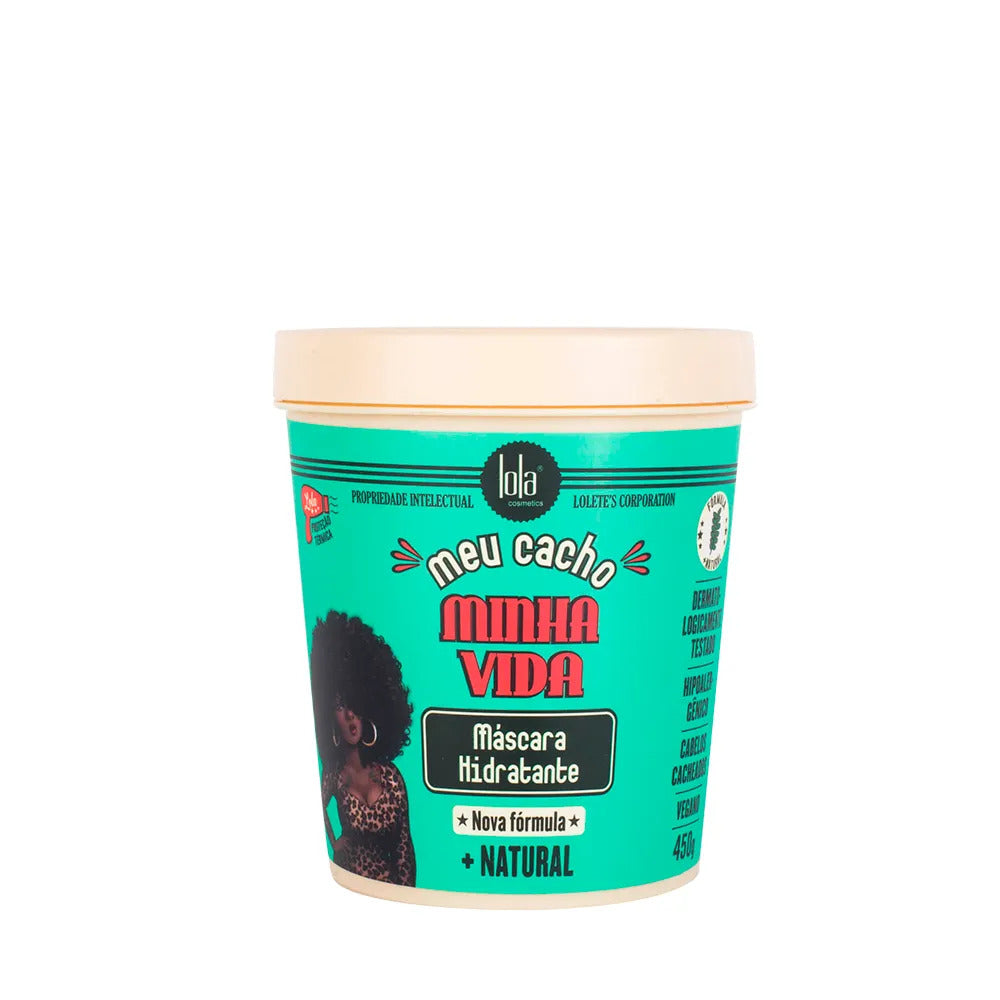 Lola Cosmetics, Meu Cacho Mihna Vida, Hair Treatment Cream Mask, For Hydration, 450 g