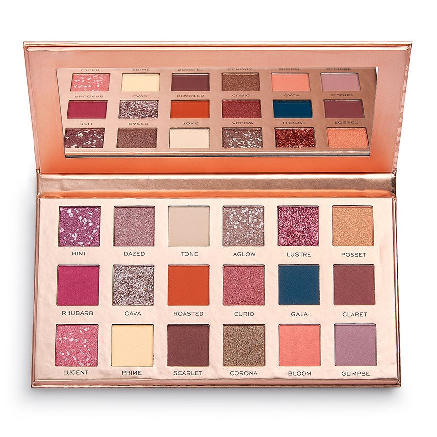 Makeup Revolution, Pro Rockstar, Eyeshadow Palette, Nude, 18 Shades, 1 g