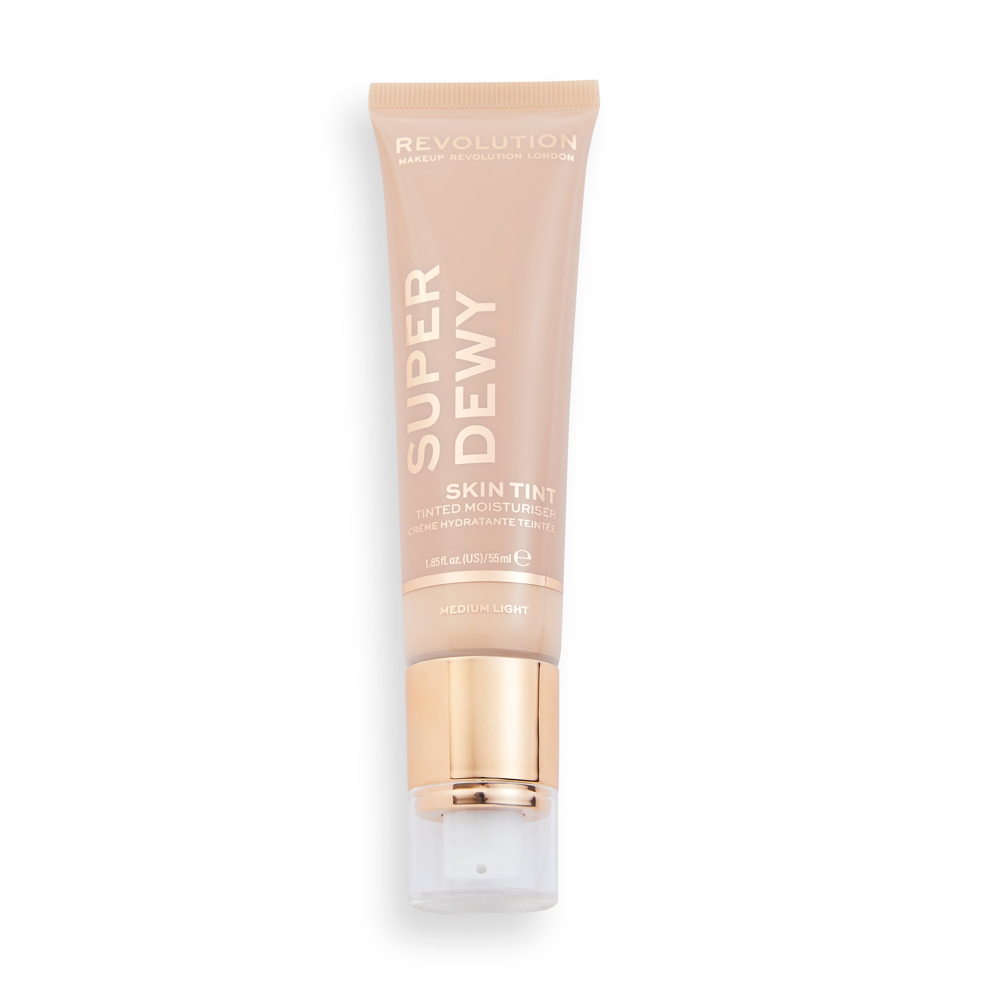 Makeup Revolution, Superdewy, Tinted Moisturizer, Medium Light, 55 ml