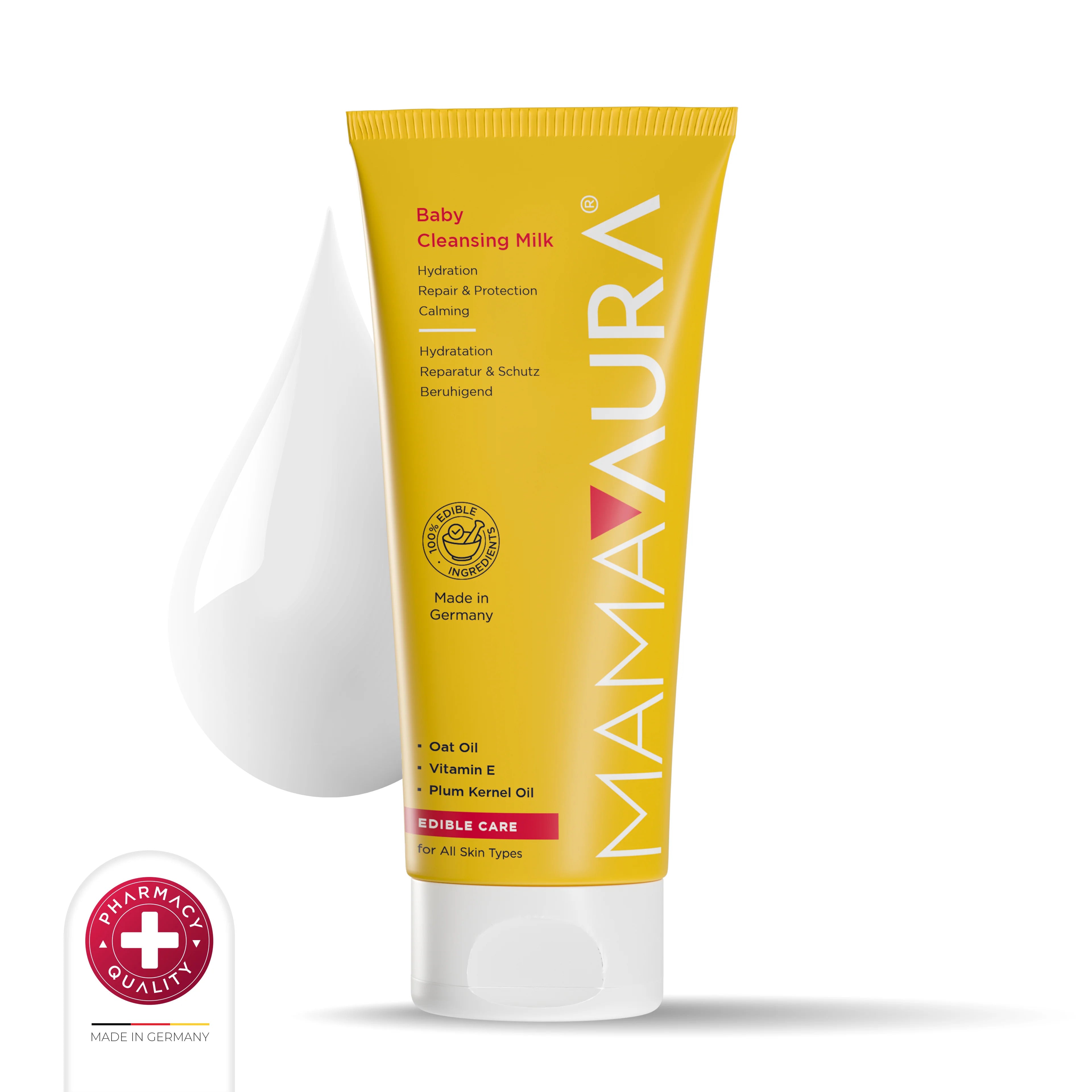 Mamaaura, Baby, Hydrating, Cleansing Milk, 200 ml