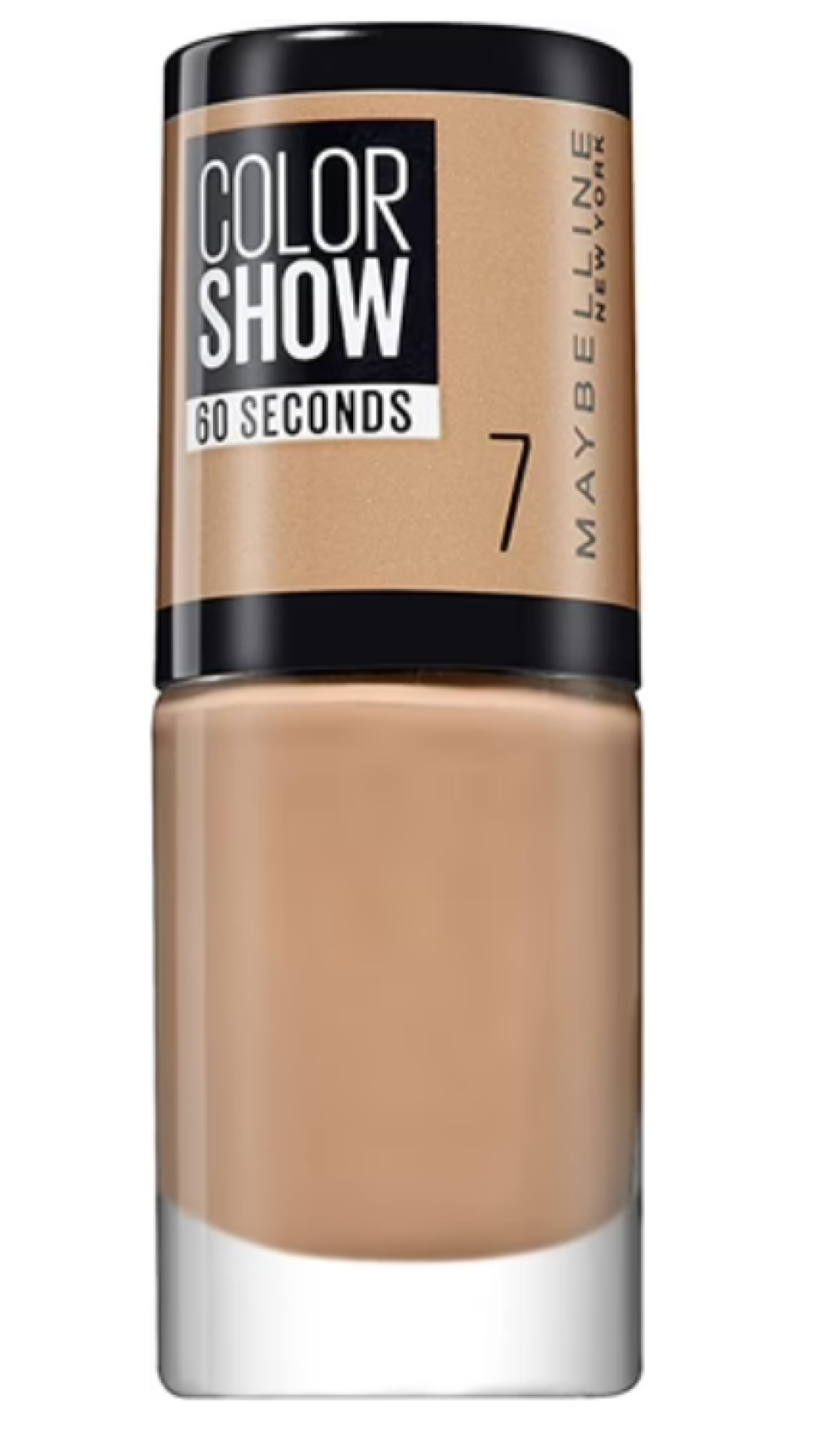 Maybelline, Color Show 60 Seconds, Nail Polish, Nr. 7, Nude Suede, 7 ml