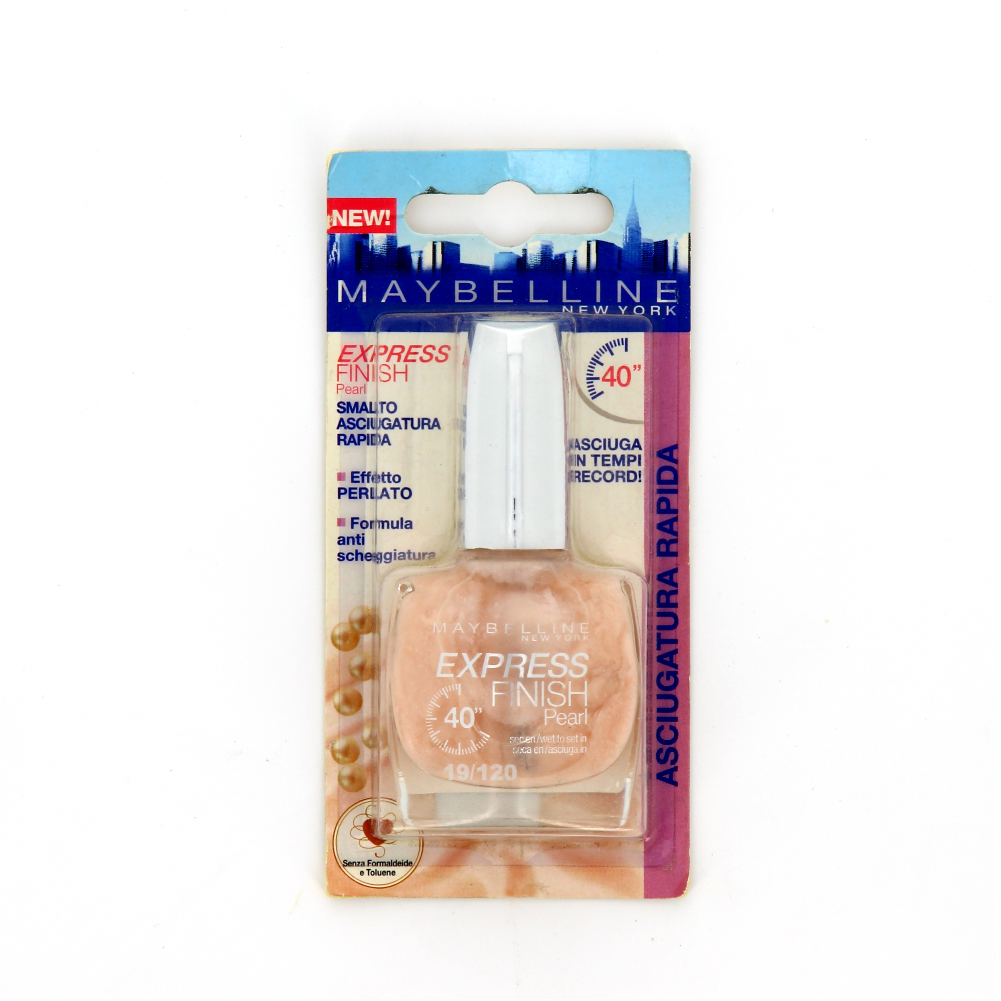 Maybelline, Express Finish 40 Sec. Diamonds, Nail Polish, Nr. 19/120, 10 ml
