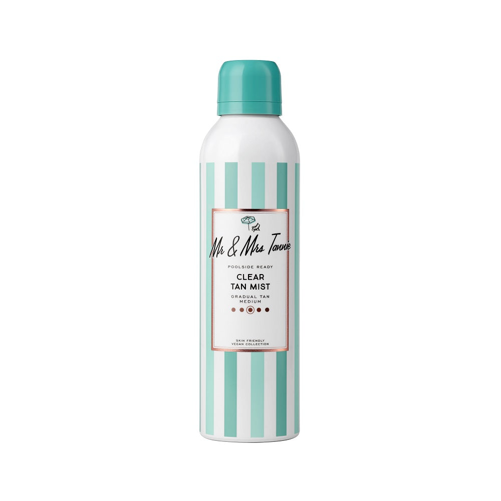 Mr & Mrs Tannie, Clear Tan Mist, Bronzing, Self-Tanning Spray, 200 ml