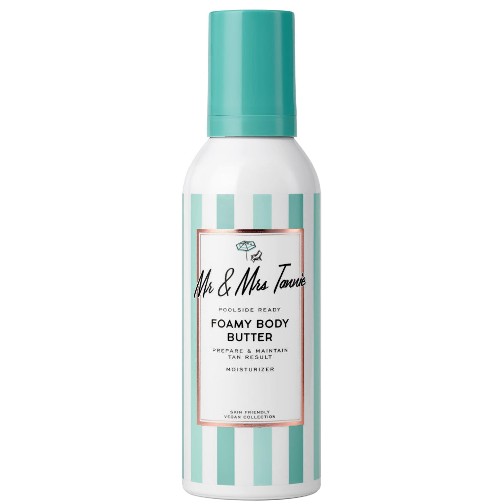 Mr & Mrs Tannie, Body Foamy Butter, Aloe Vera, Moisturizing, Body Butter, 200 ml