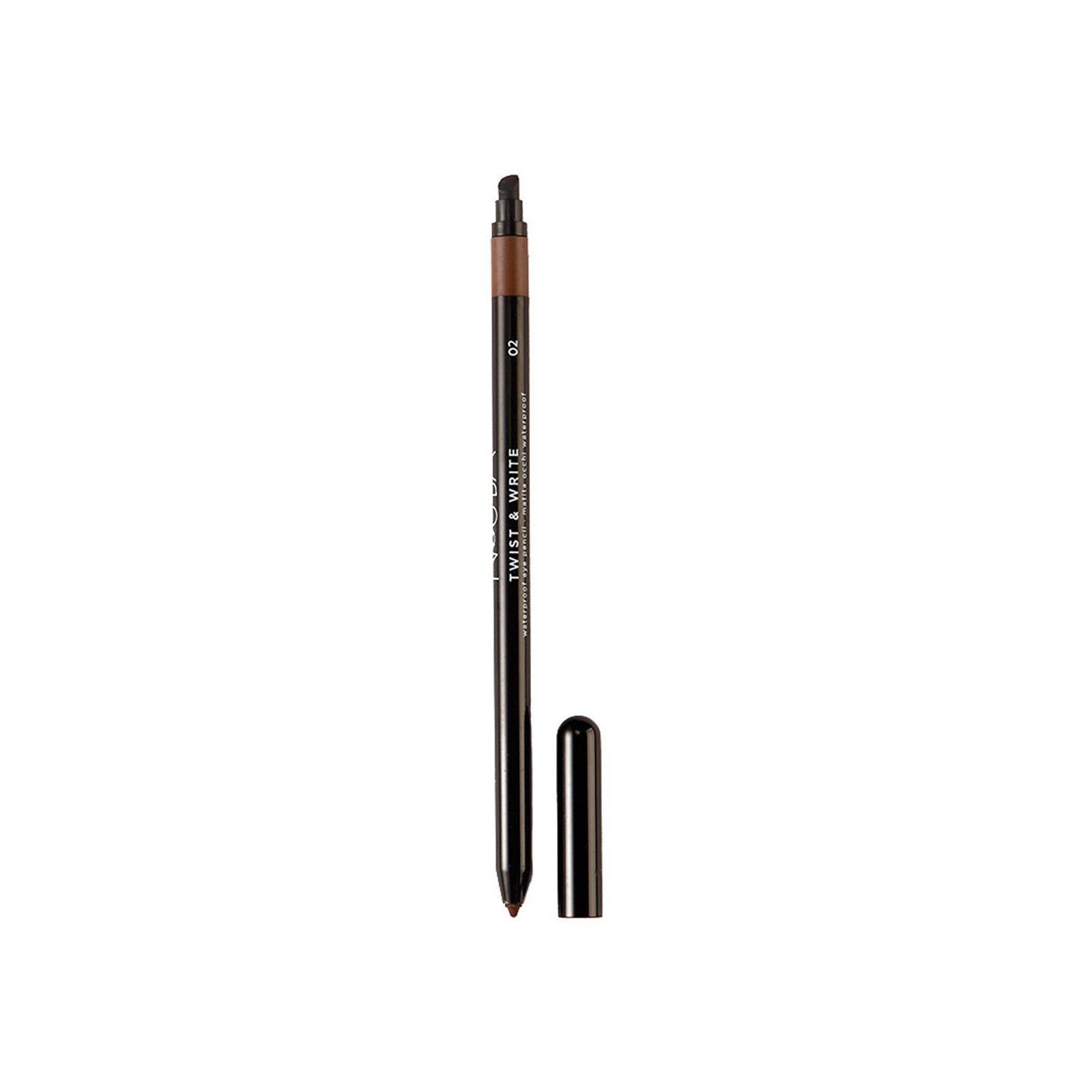 Nouba, Twist & Write, Waterproof, Precision, Gel Pencil Eyeliner, 02, 0.5 g
