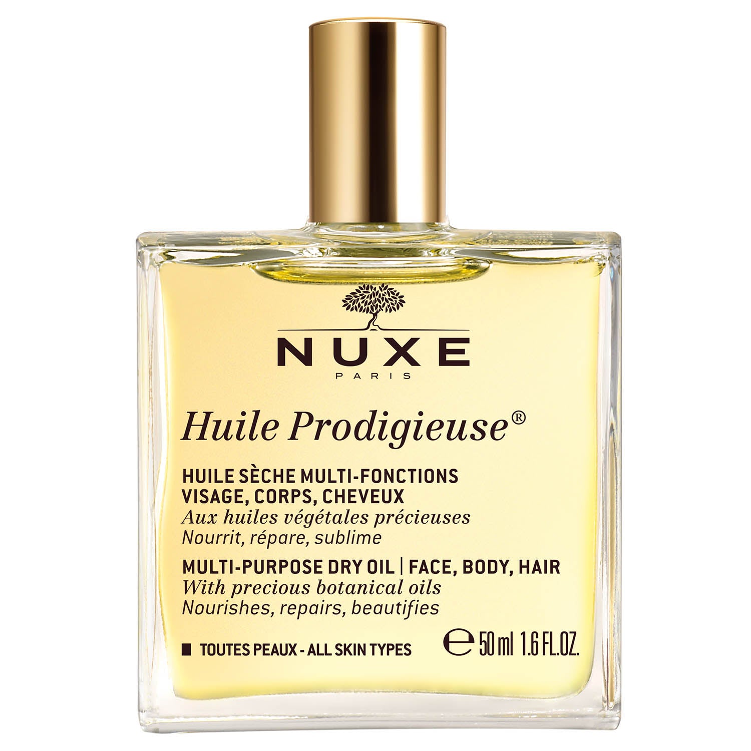Nuxe, Huile Prodigieuse Multi-Purpose, Body Oil, For Face, Body & Hair, 50 ml