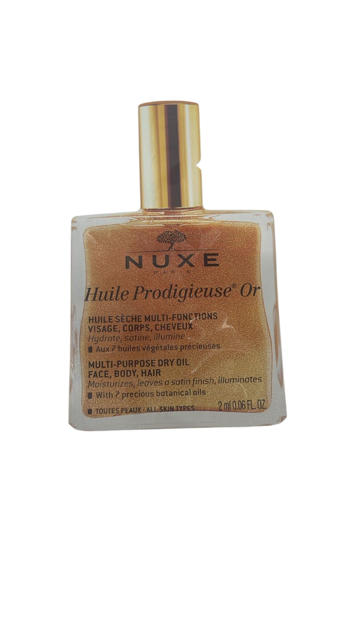 Nuxe, Huile Prodigieuse Or Multi-Purpose, Body Oil, For Body, Face & Hair, 2 ml *Sample