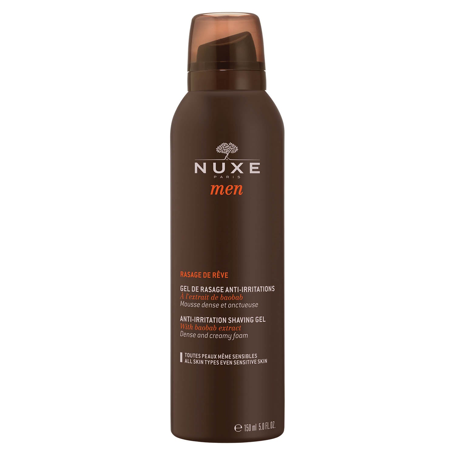 Nuxe, Men, Anti-Irritation, Shaving Gel, 150 ml
