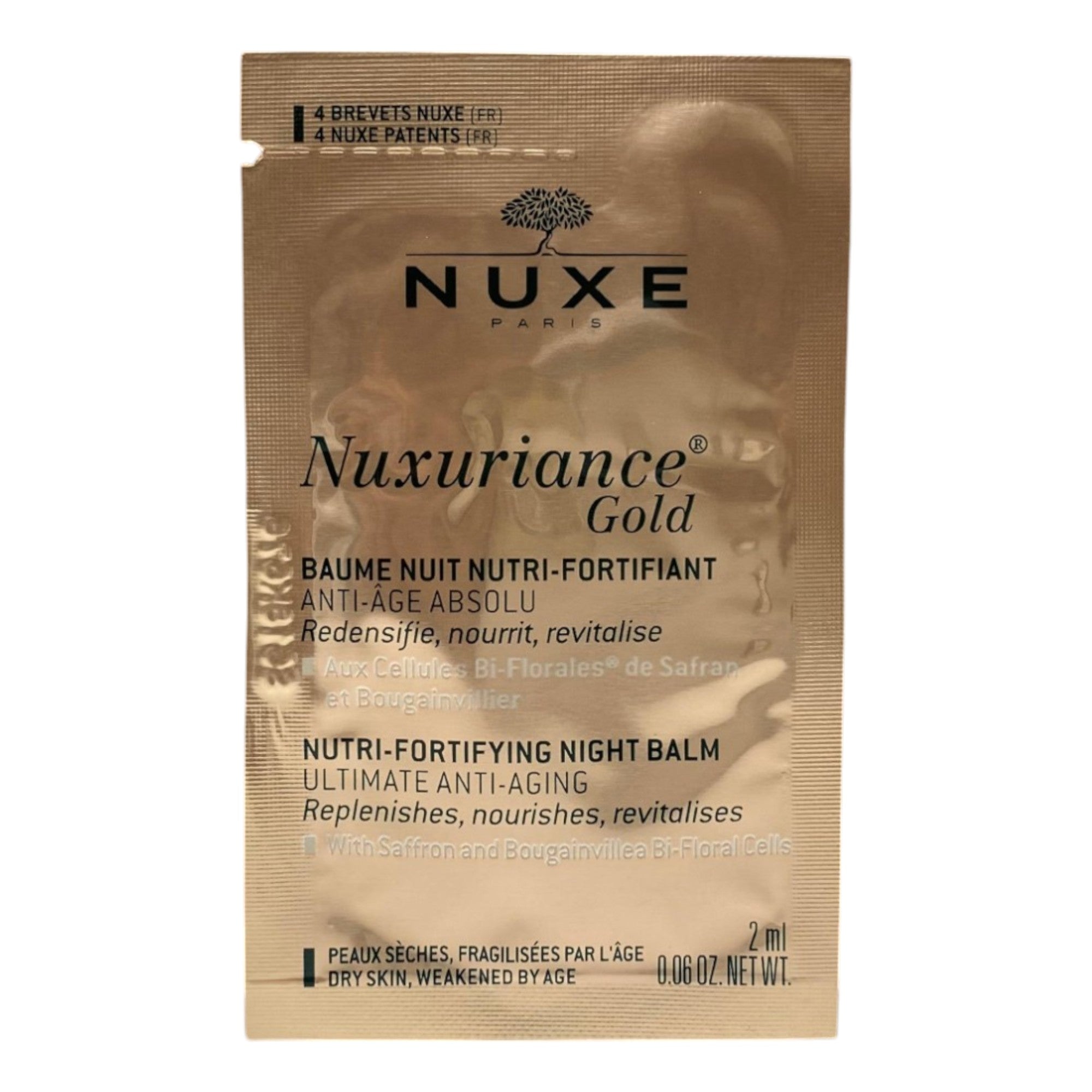Nuxe, Nuxuriance Gold, Vegan, Anti-Ageing, Balm, For Face, 2 ml *Sample