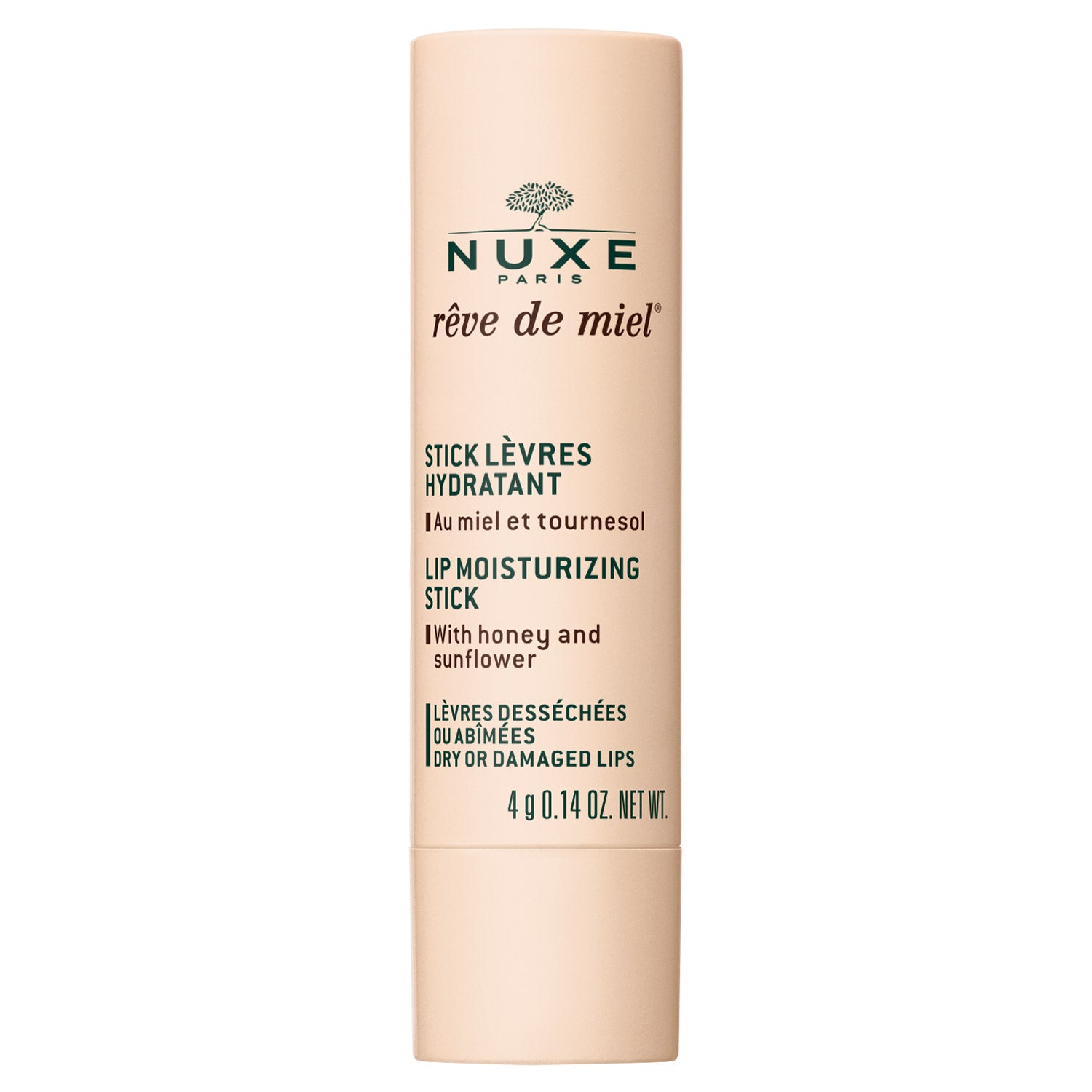 Nuxe, Reve de Miel, Vegan, Hydrating, Lip Balm, 4 g