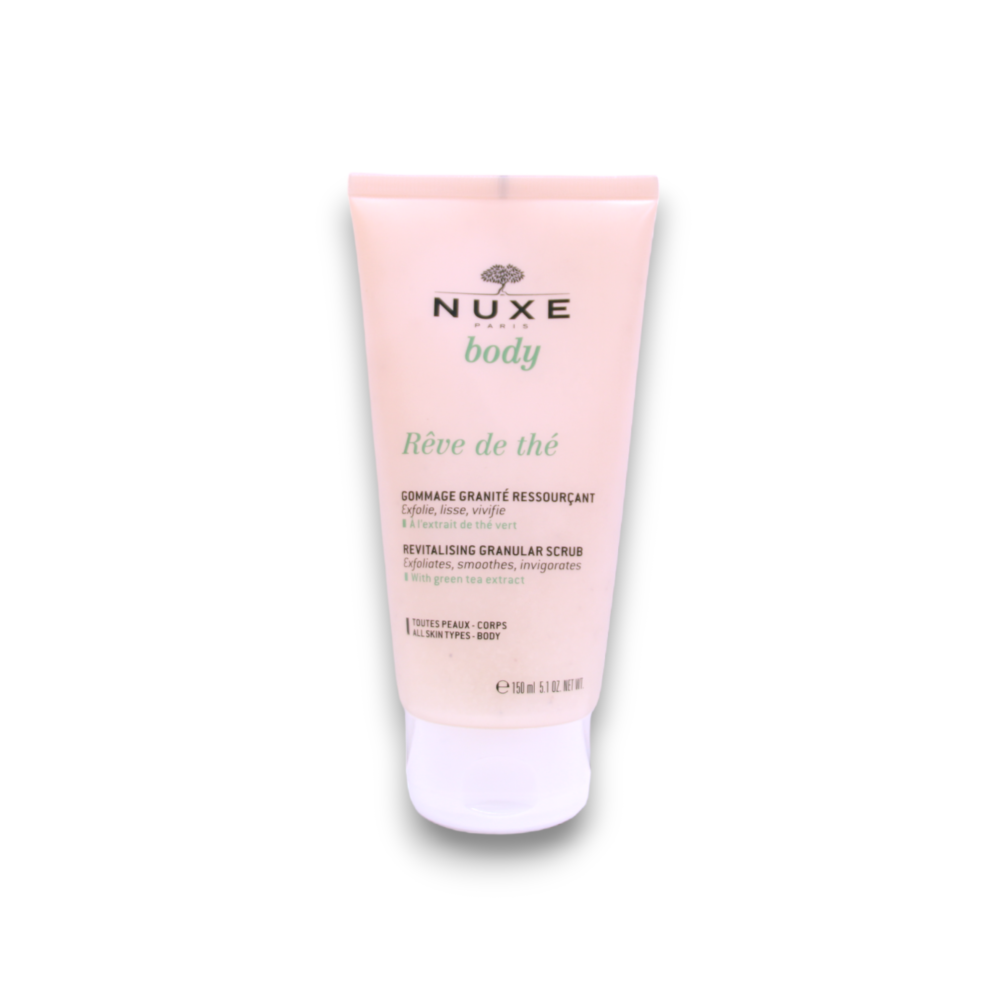 Nuxe, Reve de The, Vegan, Revitalising, Body Scrub, 150 ml