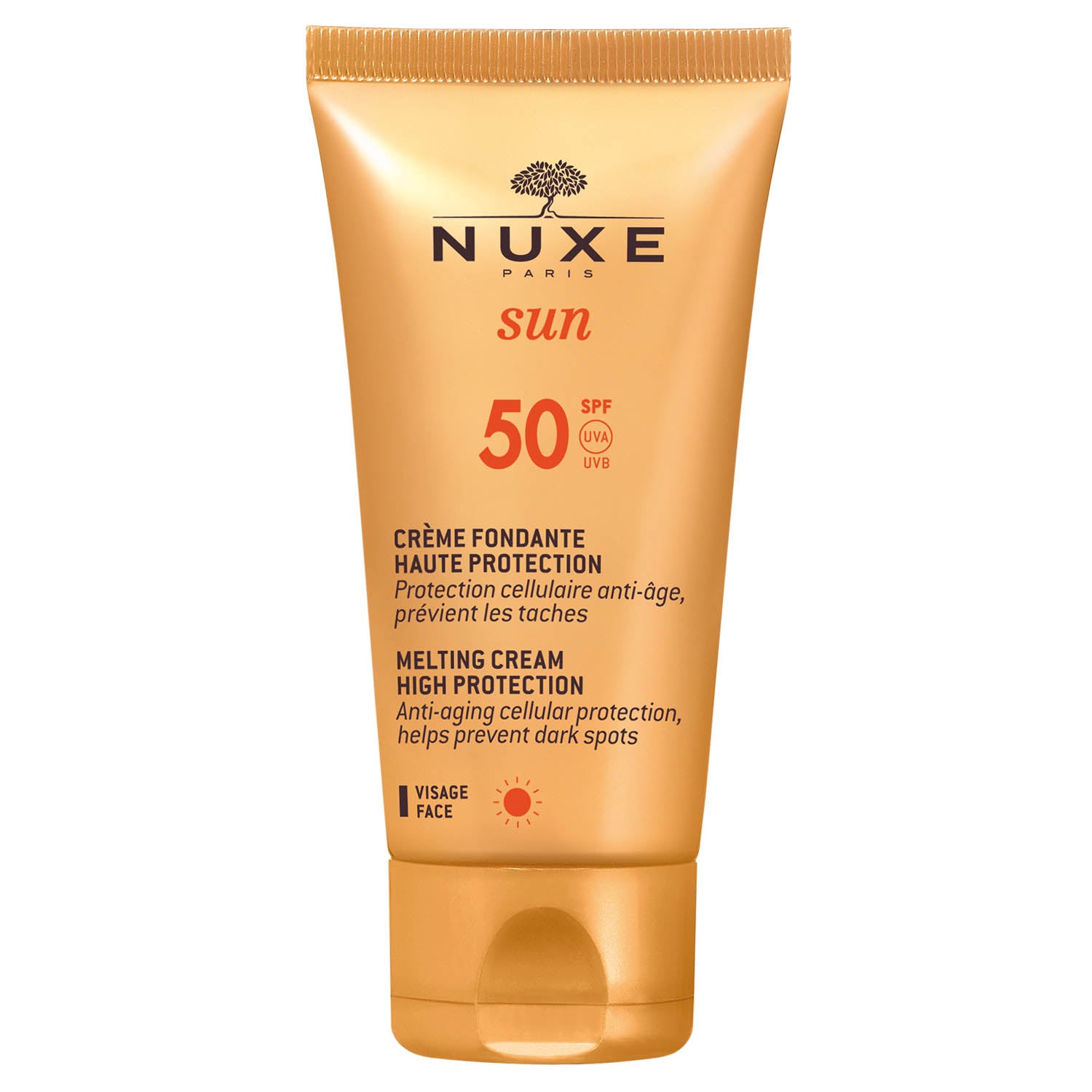 Nuxe, Sun, UV Protection, Sunscreen Cream, For Face, SPF 50, 50 ml