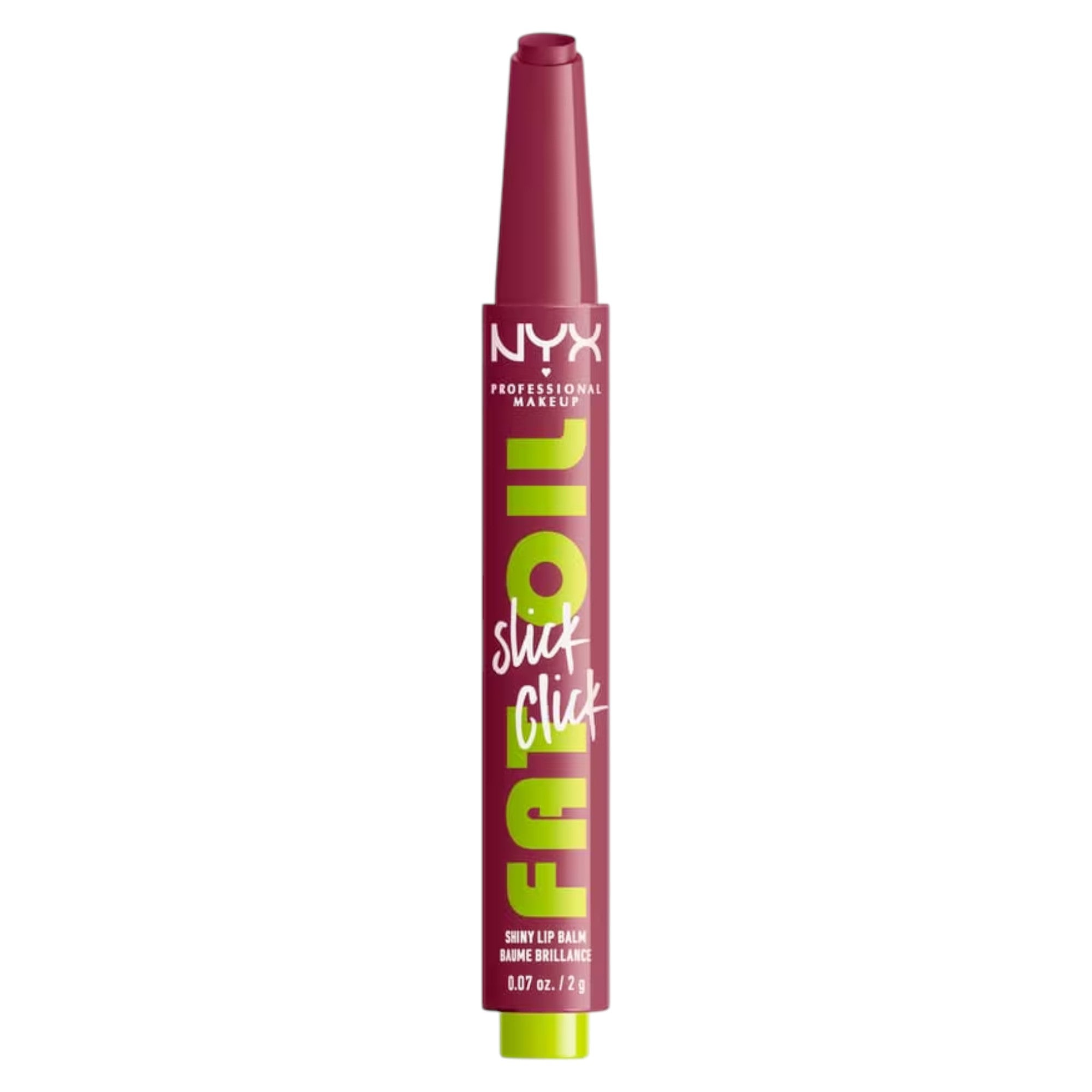 Nyx, Fat Oil Slick Click, Shiny, Lip Balm, 04, Going Viral, 2 g