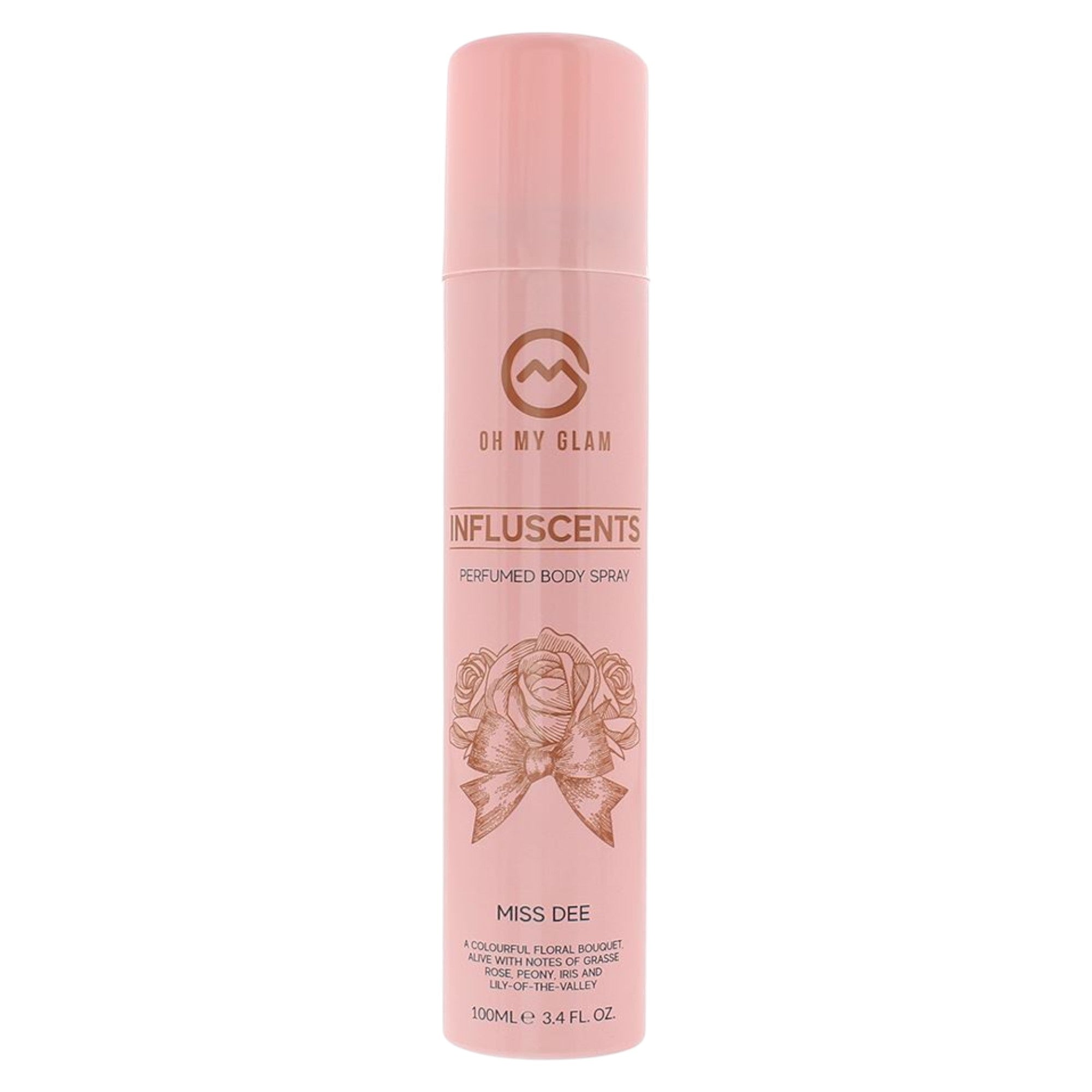 Oh My Glam, Influscent Miss Dee, Body Spray, Lily of the Valley, 100 ml