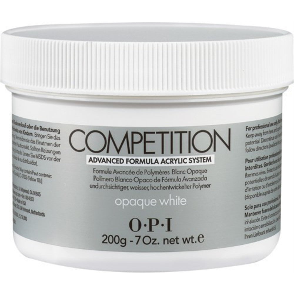 Opi, Competition, Acrylic Nail Powder, Opaque White, 200 g
