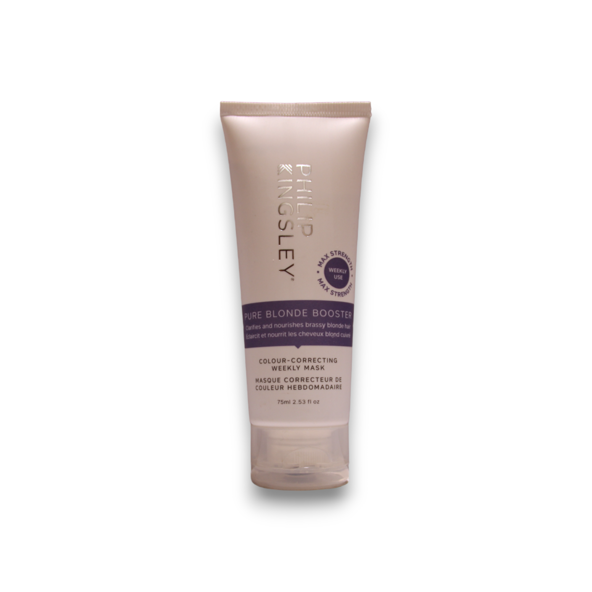 Philip Kingsley, Pure Blonde Booster, Hair Treatment Cream Mask, Moisturizing & Clarifying, Weekly, 75 ml