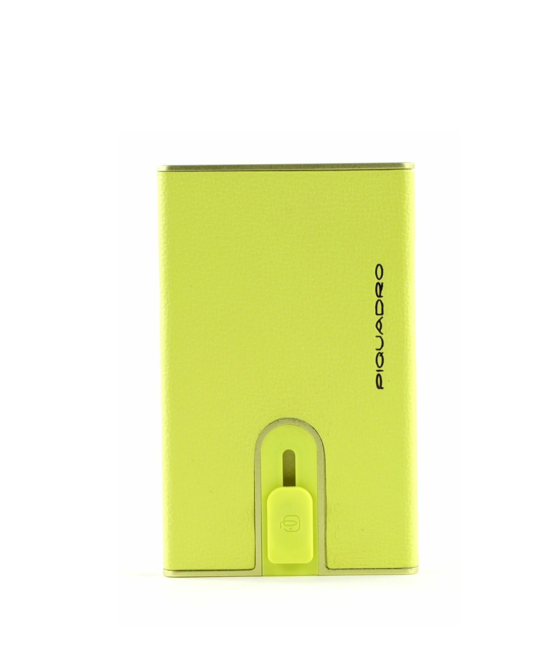 Piquadro, Empire, Leather Card Holder, Square Sliding System, PP4825EMR-3, Green, For Men