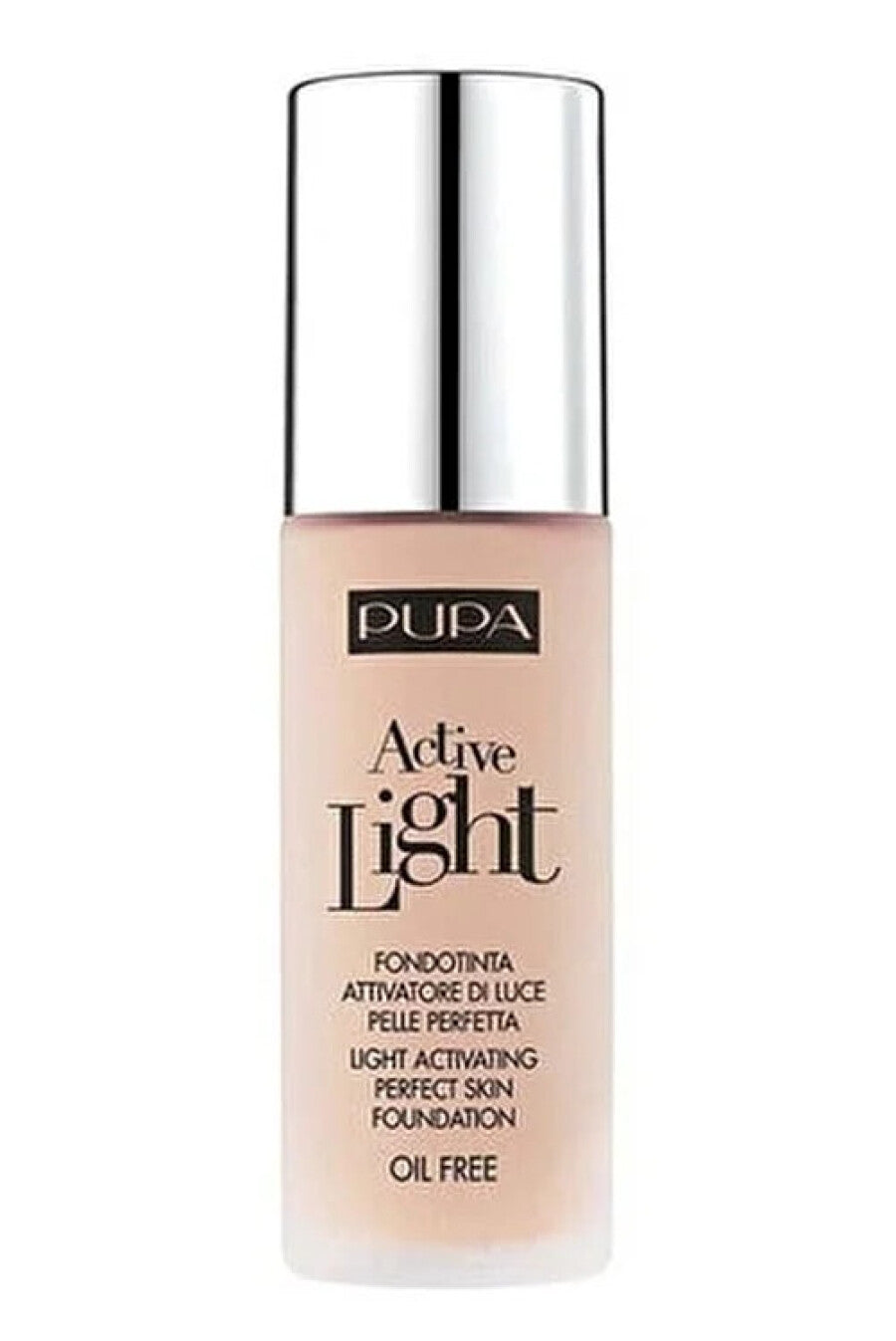 Pupa, Active-Light, Oil Free, Illuminating, Liquid Foundation, 020, 30 ml