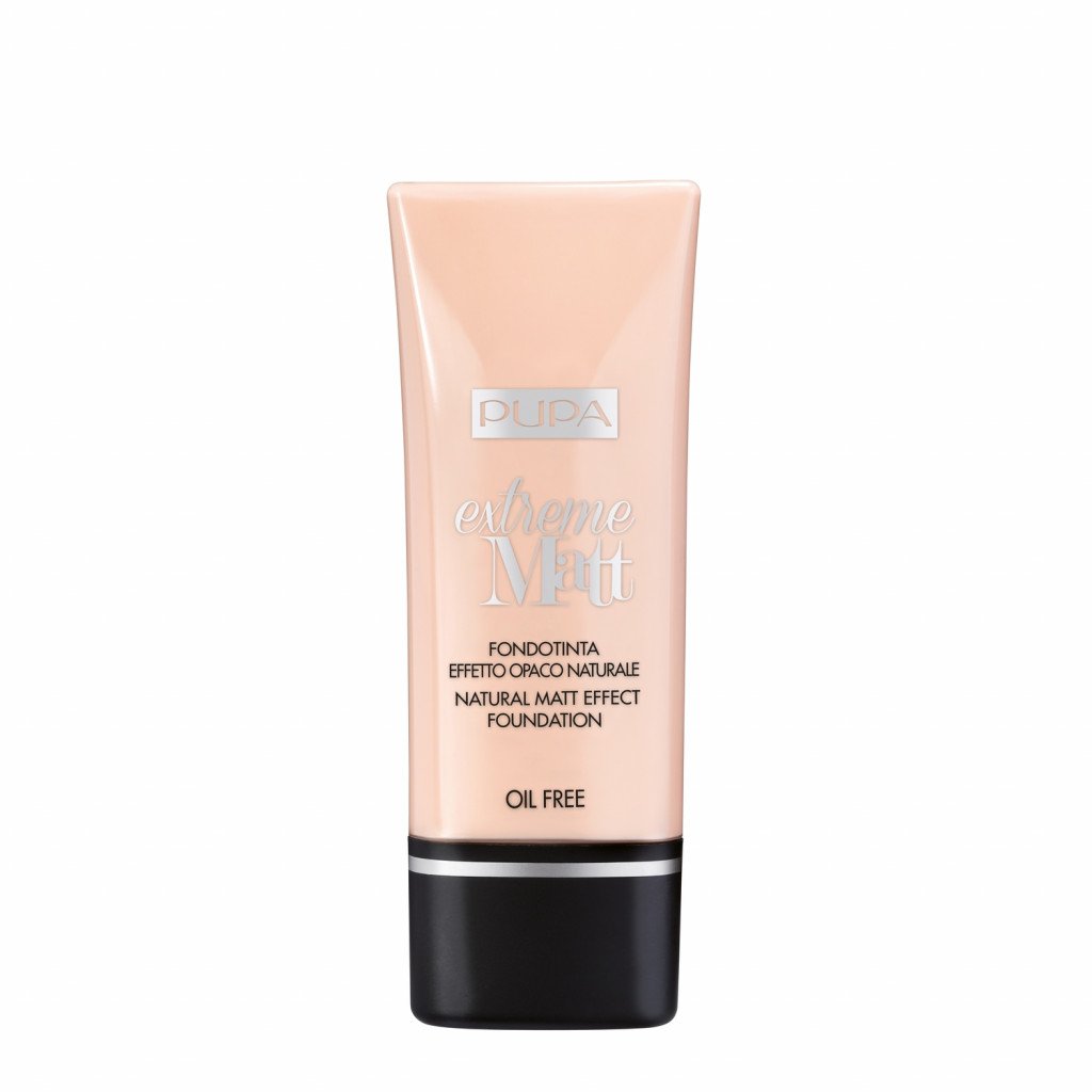 Pupa, Extreme Matt, Oil Free, Mattifying, Liquid Foundation, 020, Dark Ivory, 30 ml *Tester