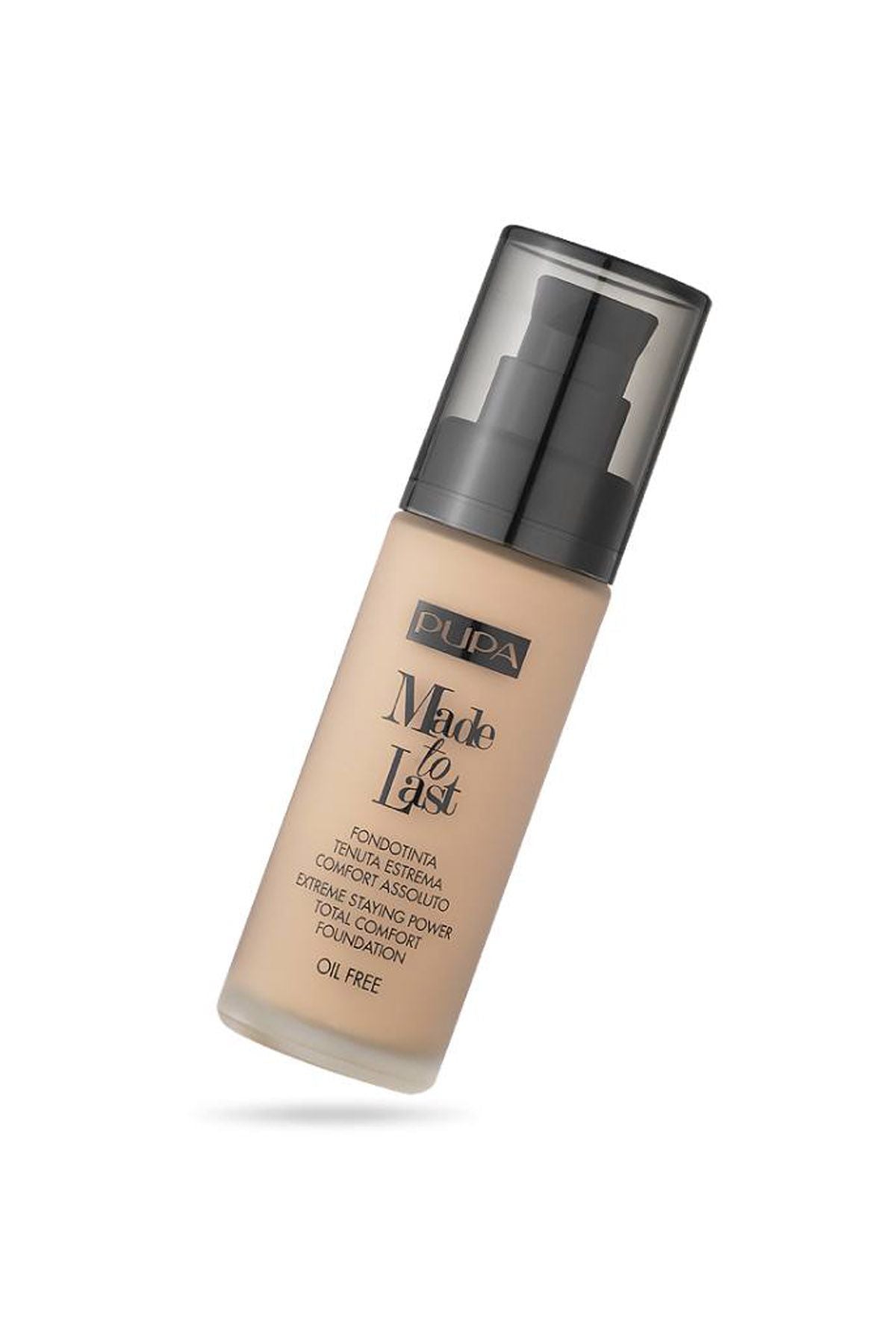 Pupa, Made To Last, Paraben-Free, Long Lasting, Liquid Foundation, 02, Ivory, 30 ml