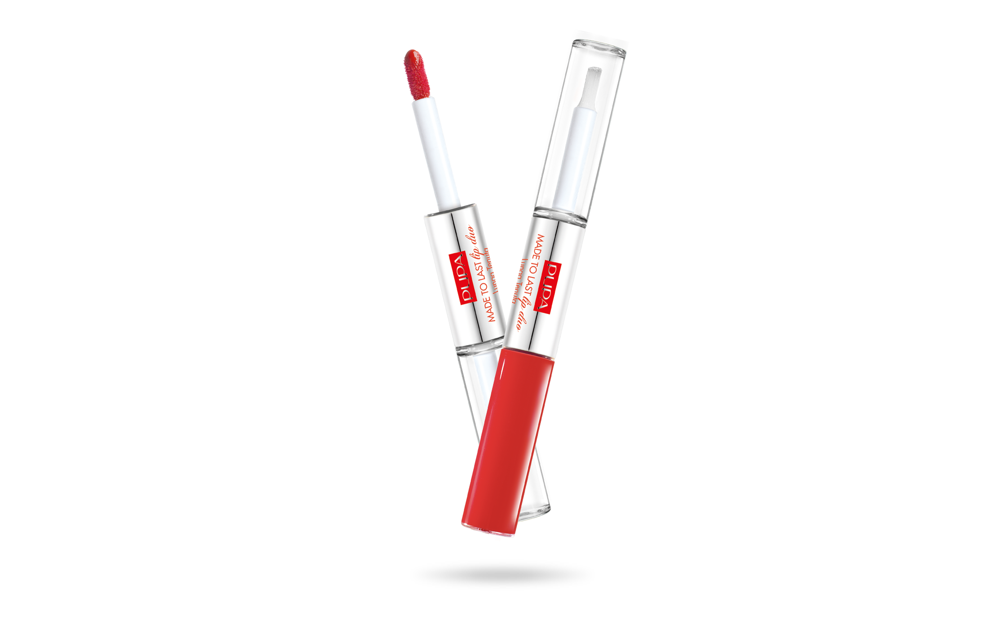 Pupa, Made To Last, Paraben-Free, Long-Lasting, Liquid Lipstick, 001, Hot Coral, Duo, 4 ml