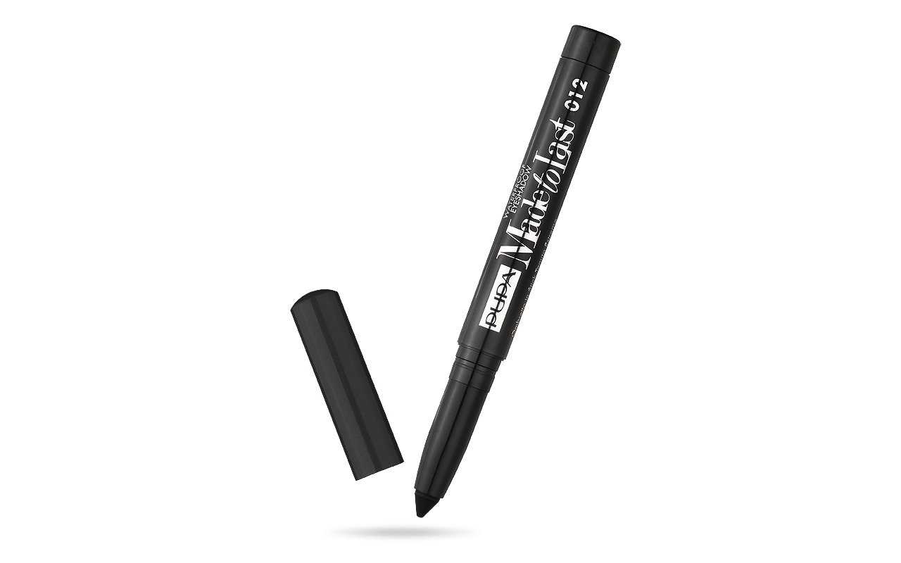 Pupa, Made To Last, Paraben-Free, Waterproof, Eyeshadow Stick, 012, Extra Black, 1.4 g *Tester