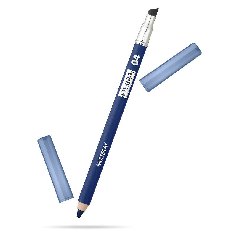Pupa, Multiplay, Double-Ended, Eyeshadow & Kajal Eyeliner 2-In-1, 04, Shocking Blue, 1.2 g *Tester