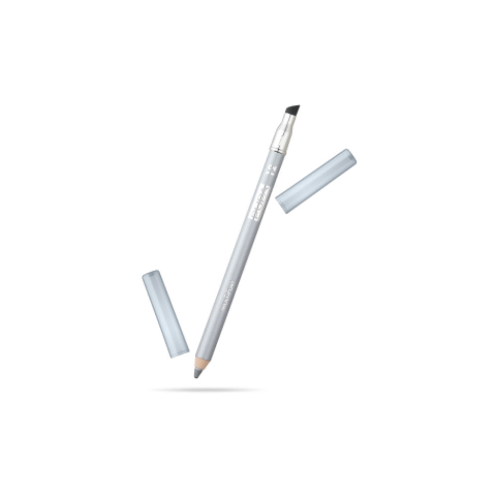 Pupa, Multiplay, Double-Ended, Eyeshadow & Kajal Eyeliner 2-In-1, 12, Grey Blue, 1.2 g *Tester