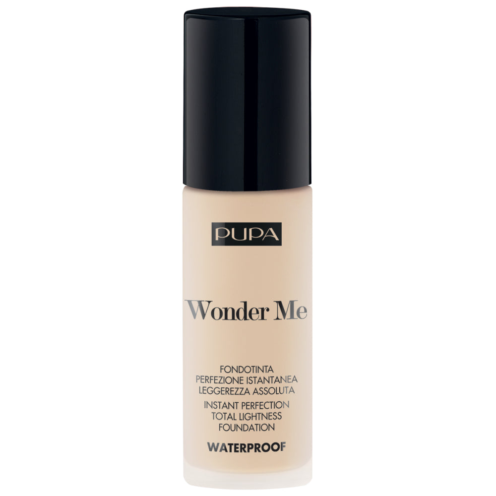 Pupa, Wonder Me, Paraben-Free, Waterproof, Liquid Foundation, 008, Ivory - Warm, 30 ml